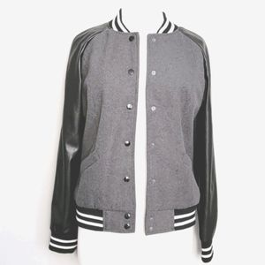 Brandon Thomas Gray and Black Jacket